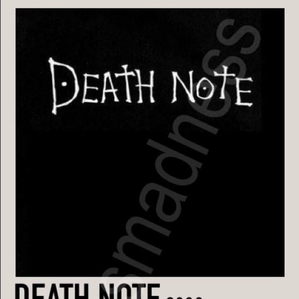 Death Note Anime Keychain